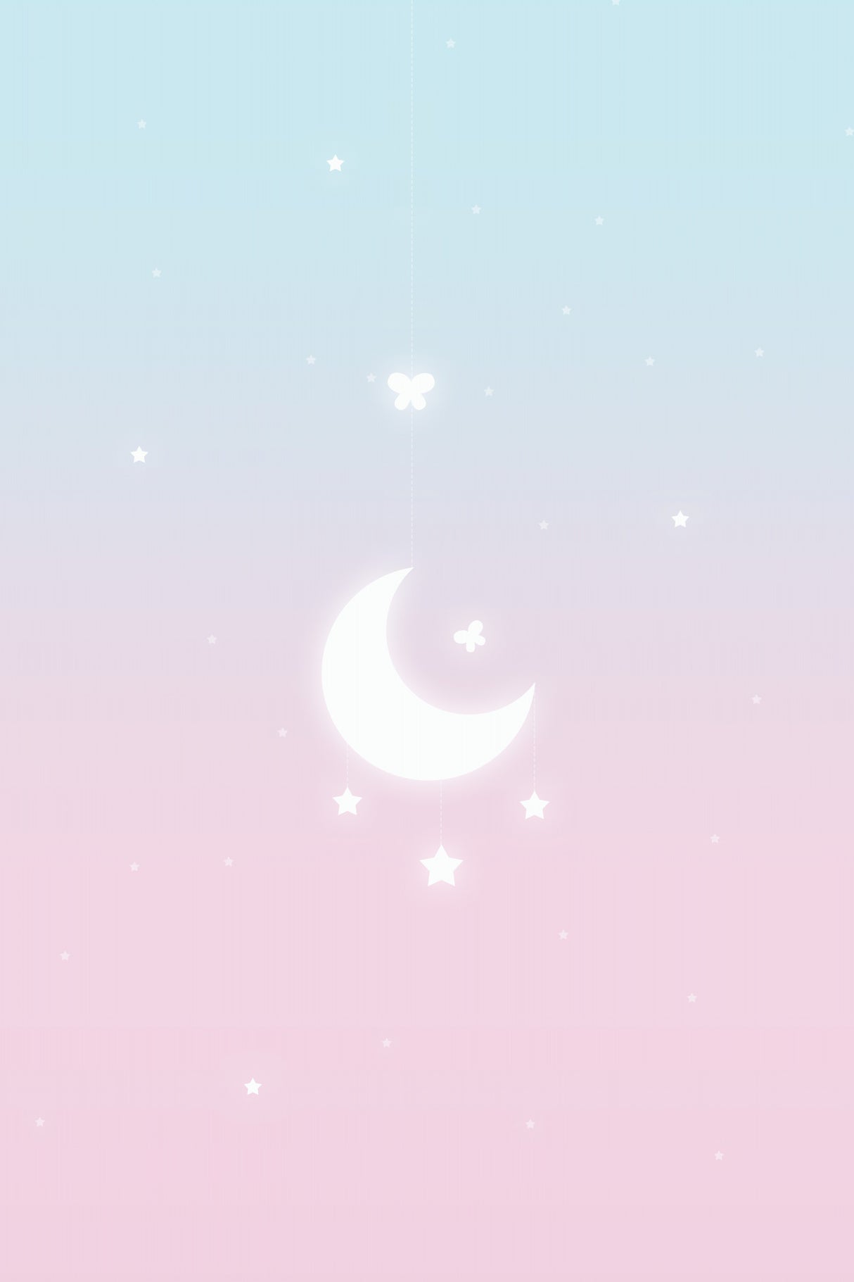 Pink Moon Poster och Canvastavla