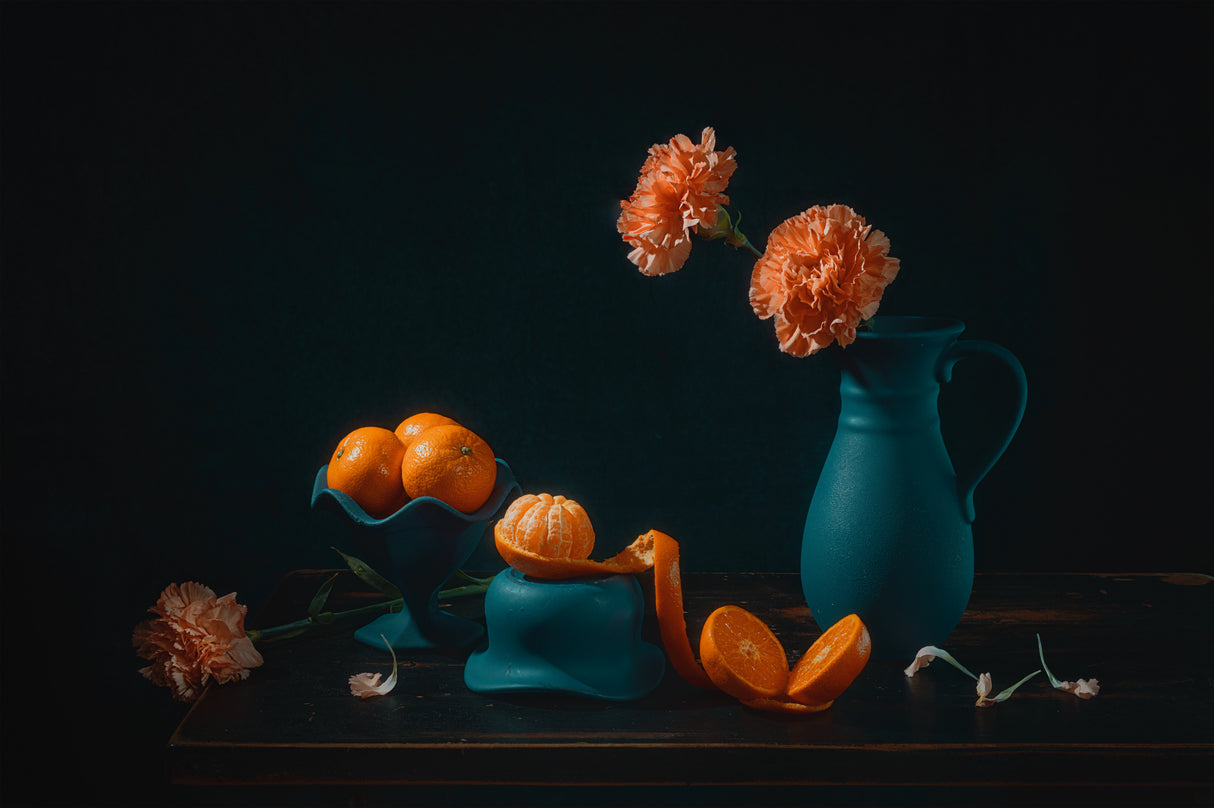 Carnation and Tangerine Poster och Canvastavla