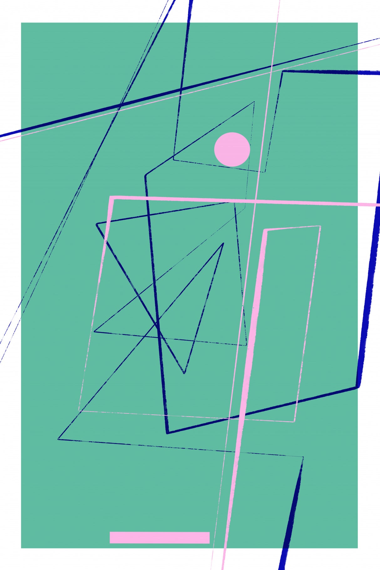 Angularlines No24 Poster och Canvastavla