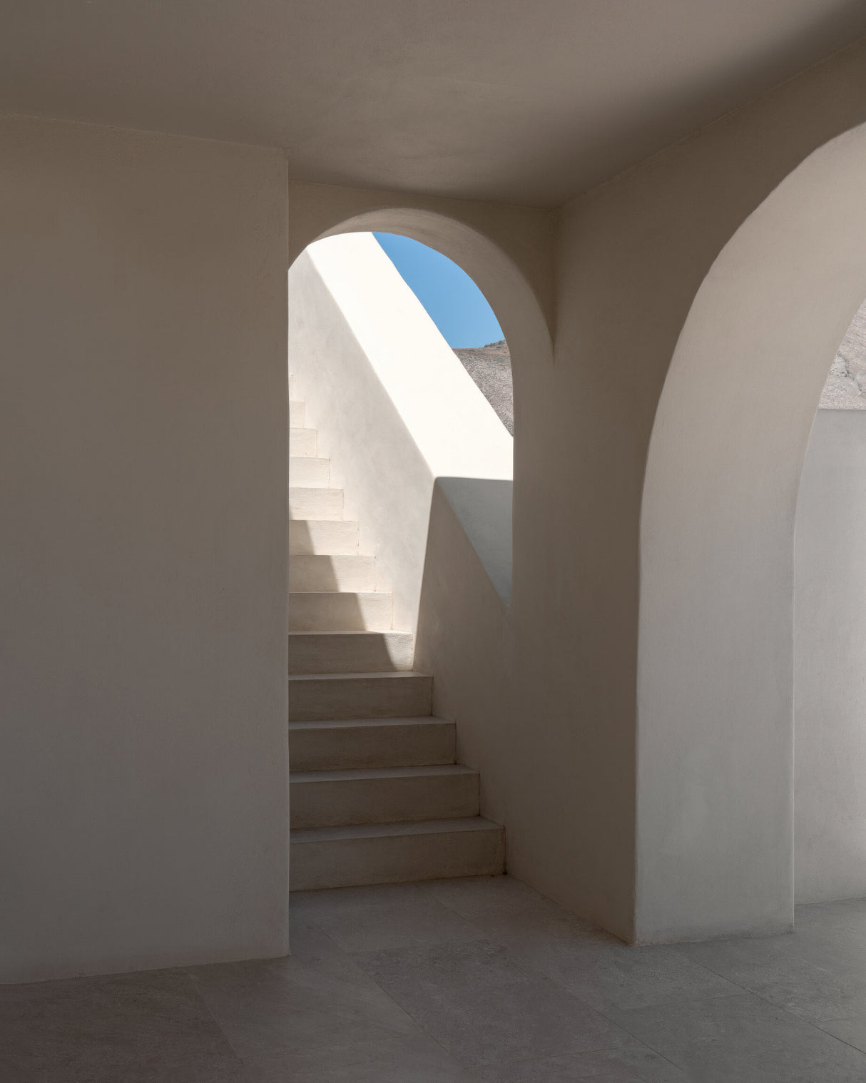 Stairway to Ocean Views Poster och Canvastavla