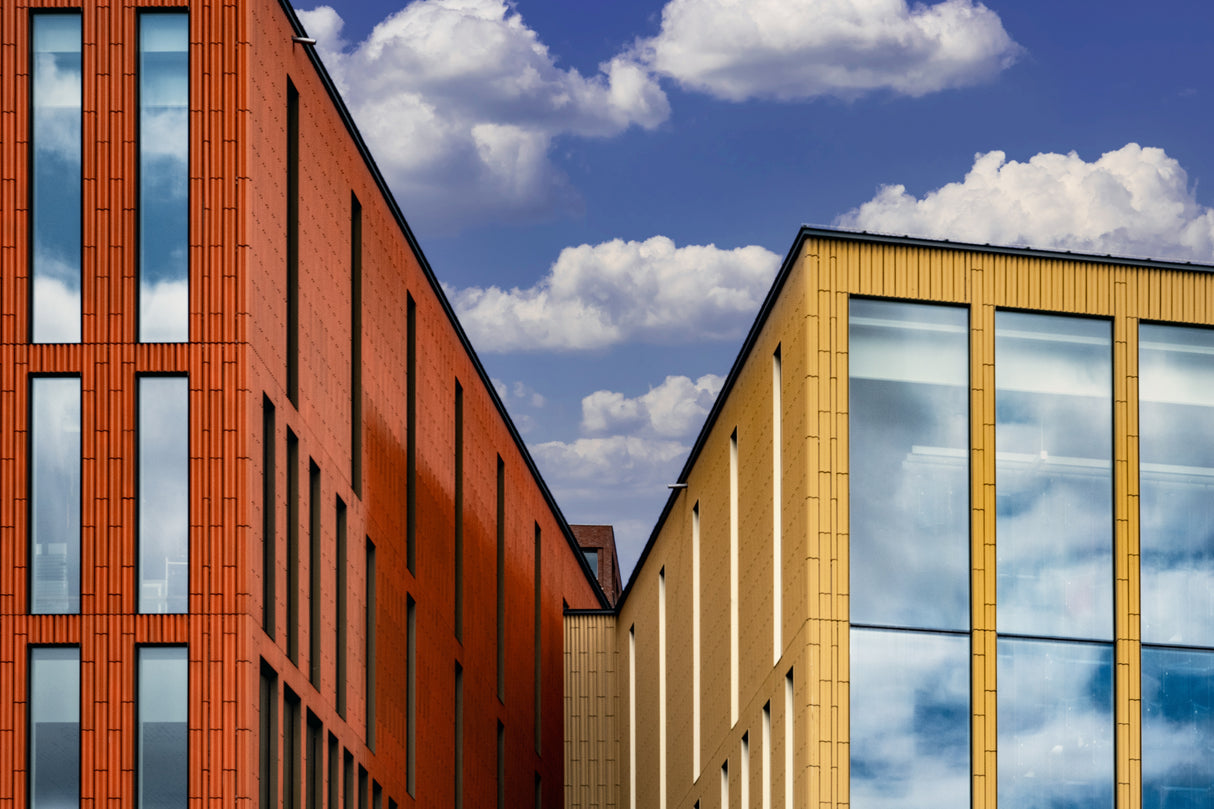 Cloudscape reflected Poster och Canvastavla