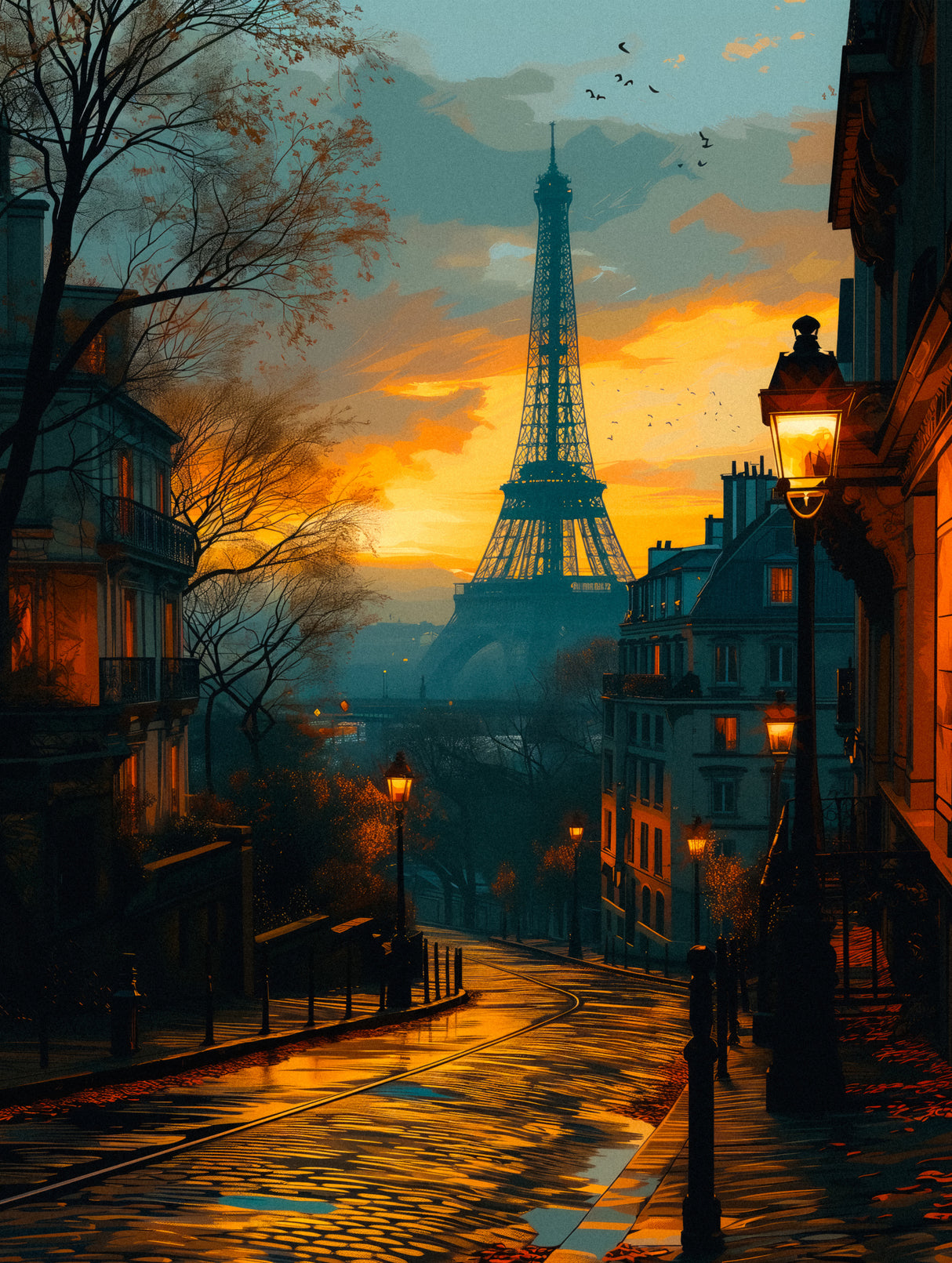 Welcome to Paris Poster och Canvastavla