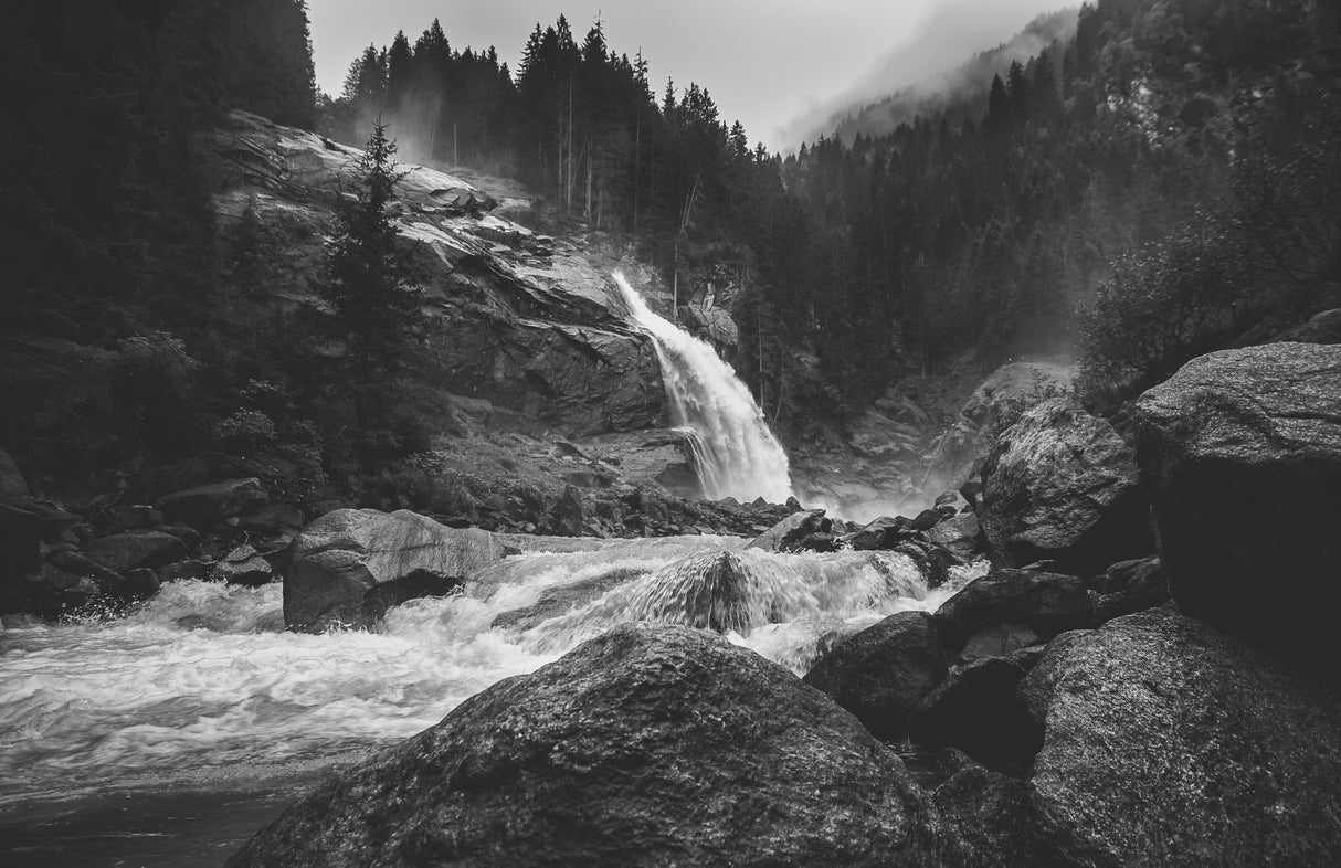 Kremmel Waterfall Poster och Canvastavla