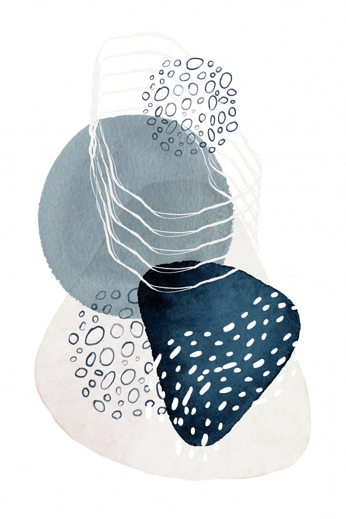 Pools of Blue-1 Poster och Canvastavla