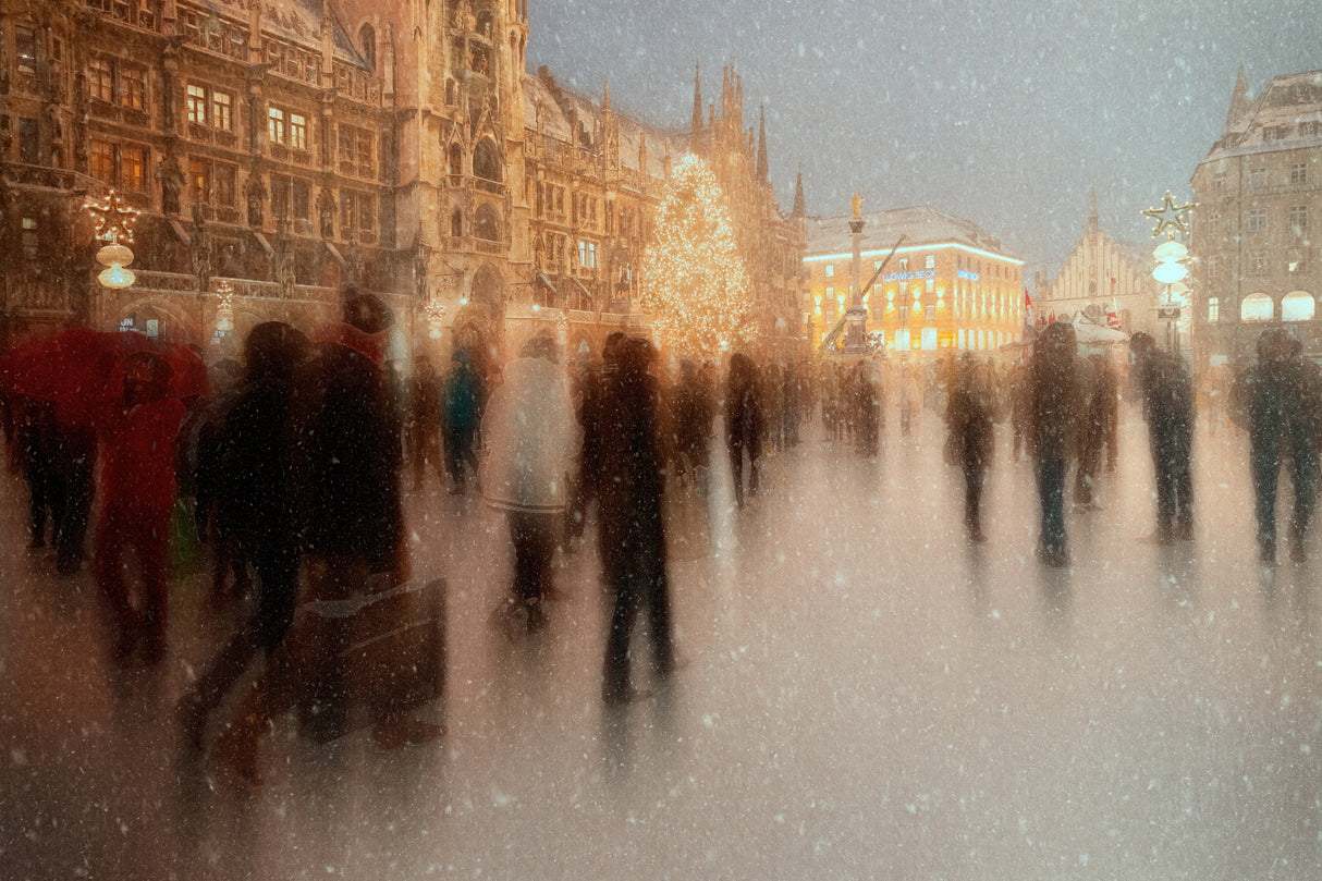 Christmas shopping Poster och Canvastavla