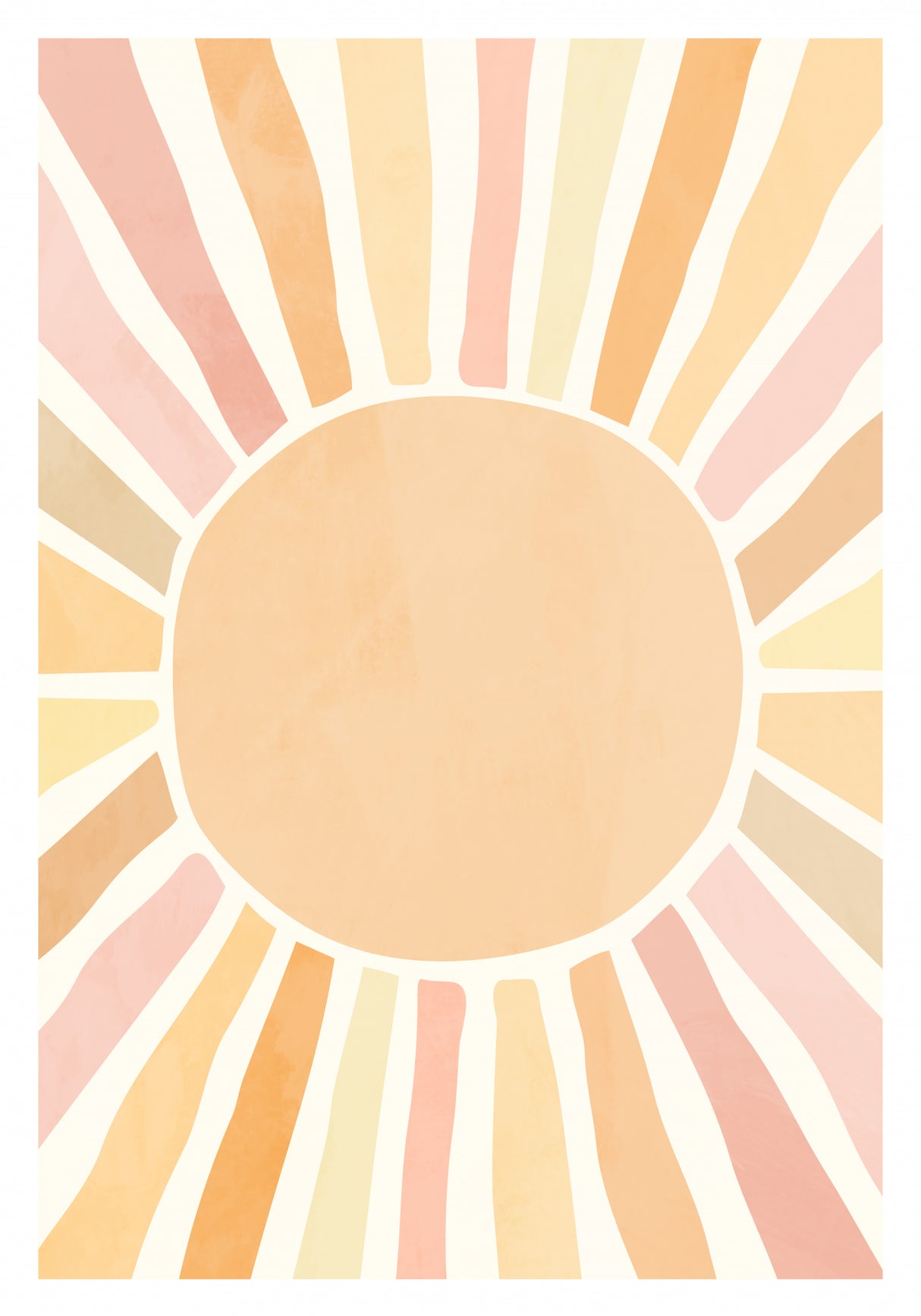 Boho sun Poster och Canvastavla