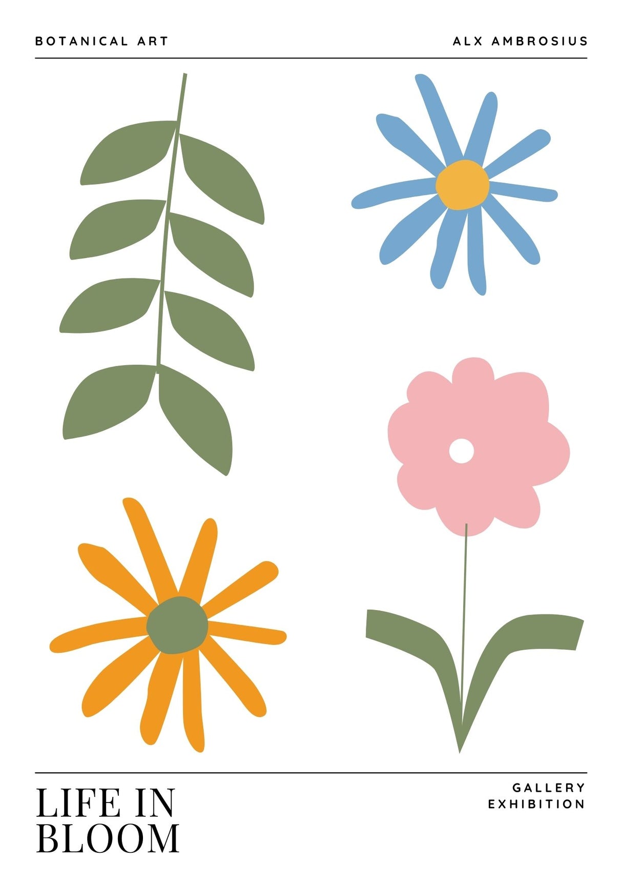 Life in bloom poster