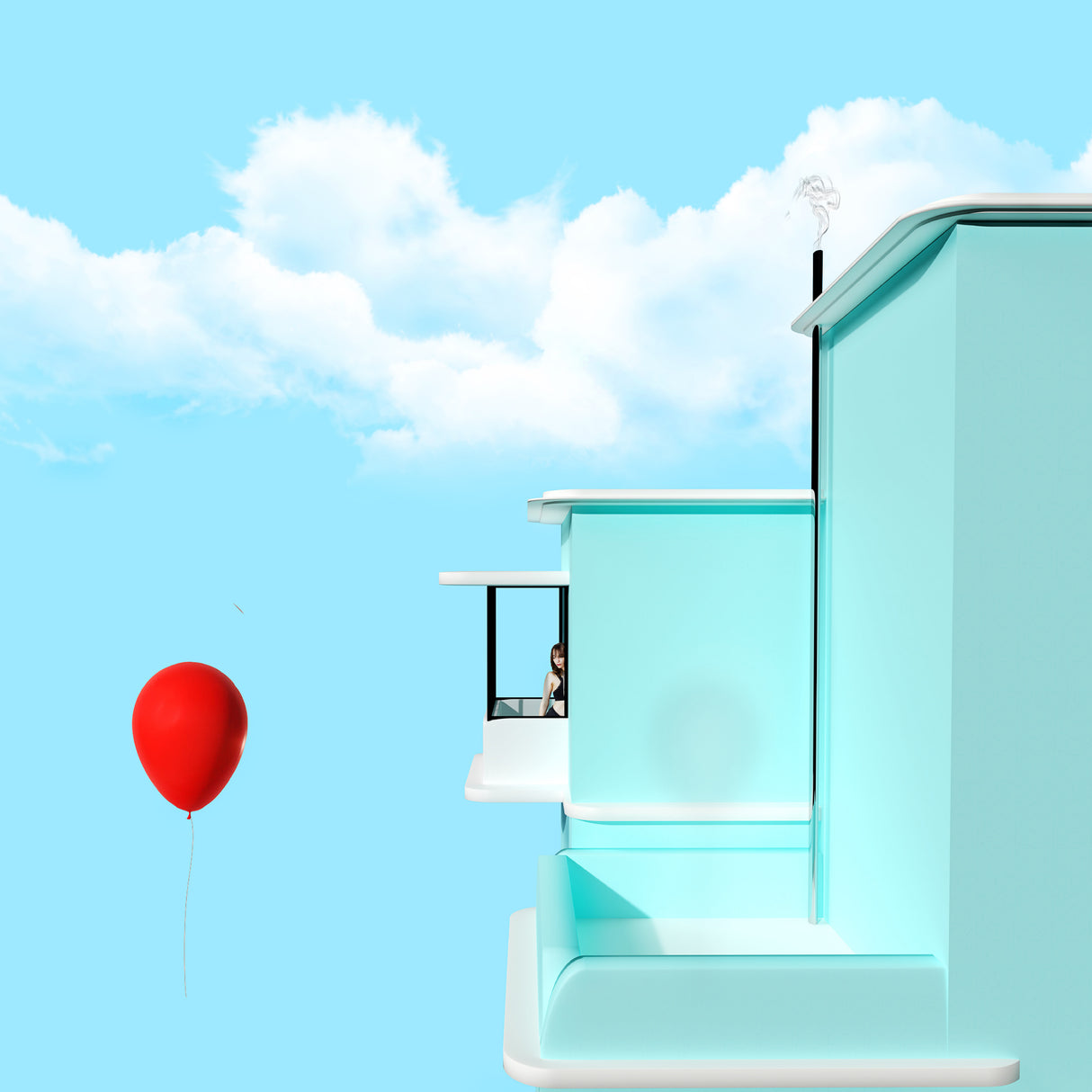 the red balloon Poster och Canvastavla