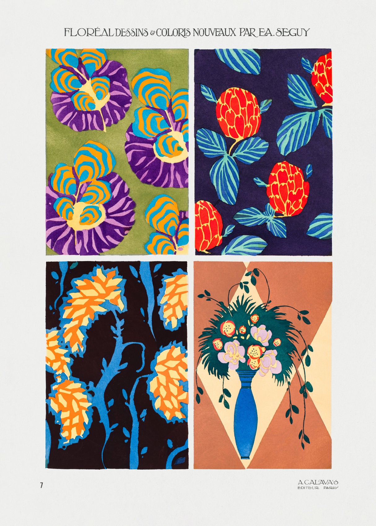 Patterns 7 Poster och Canvastavla