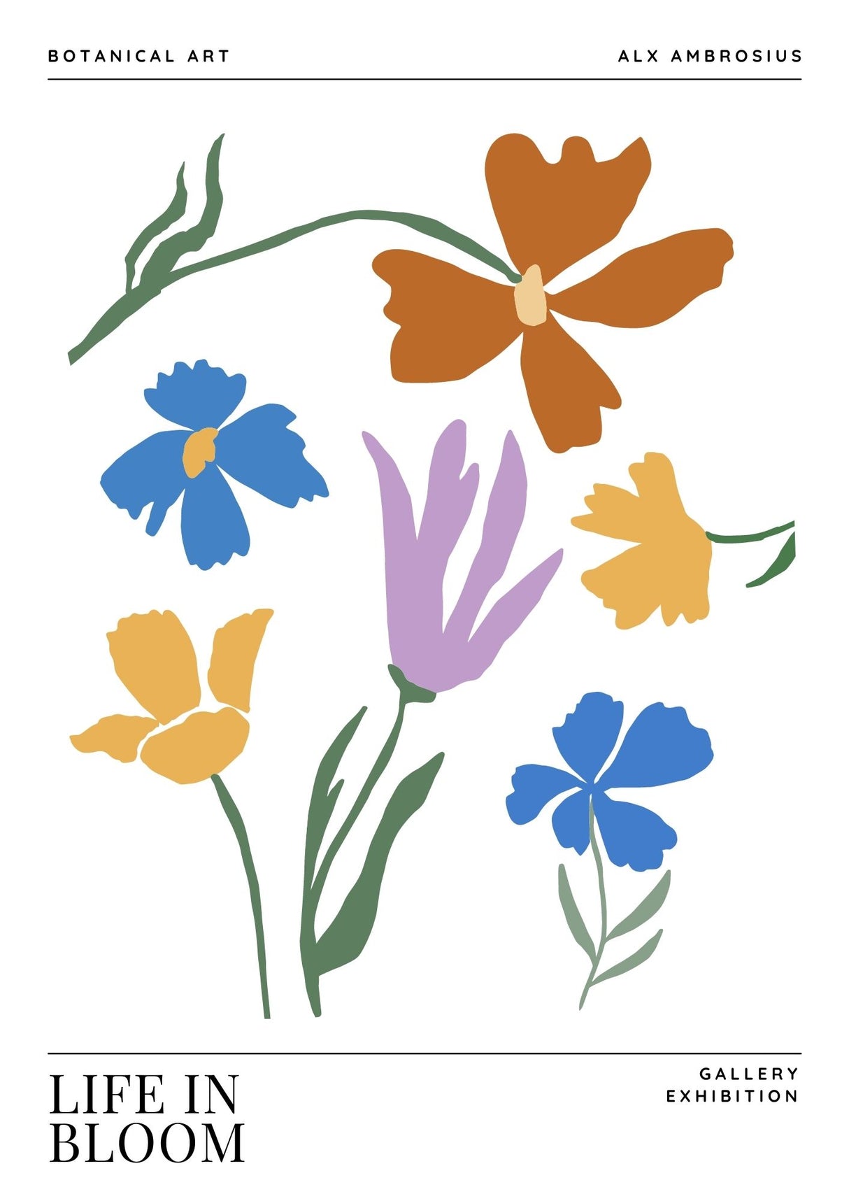 Life in bloom poster