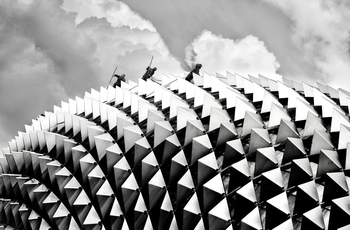 Cleaning among Triangles Poster och Canvastavla