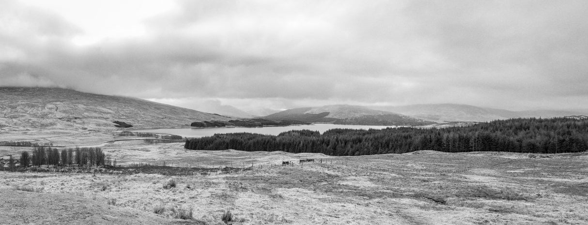 Panoramic View Of The Scottish Highlands Poster och Canvastavla