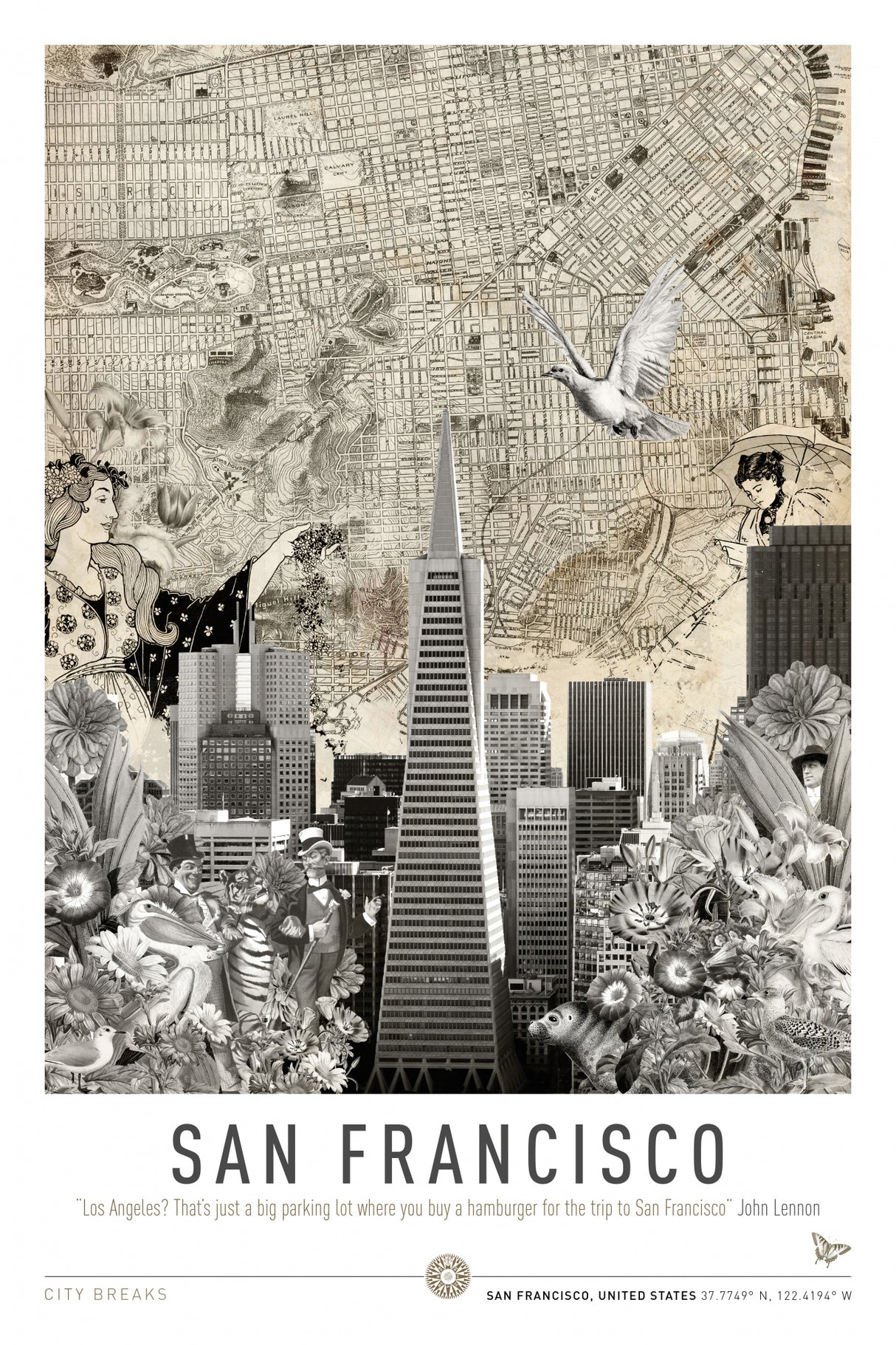 San Francisco (City Breaks) Poster och Canvastavla