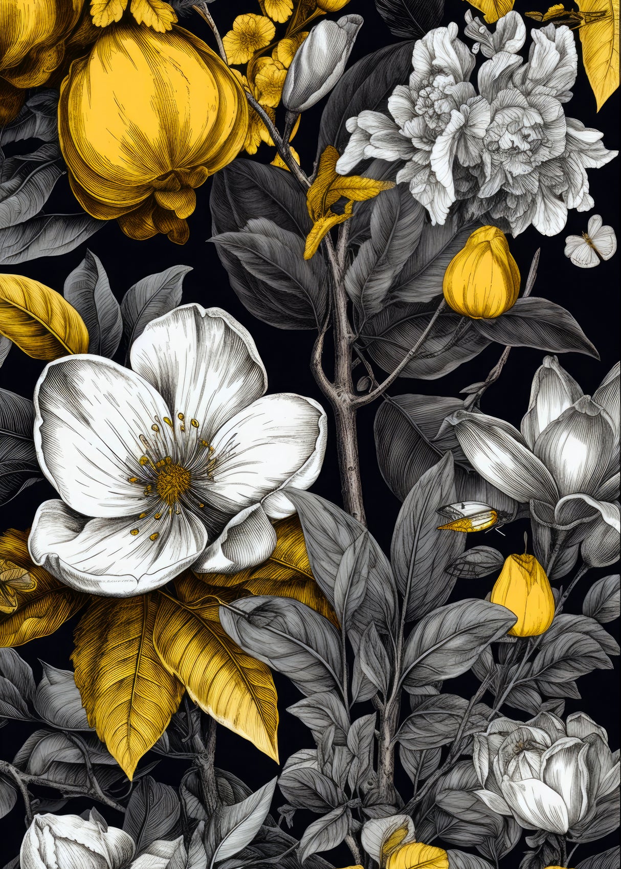 Botanical Fusion 4 Poster och Canvastavla