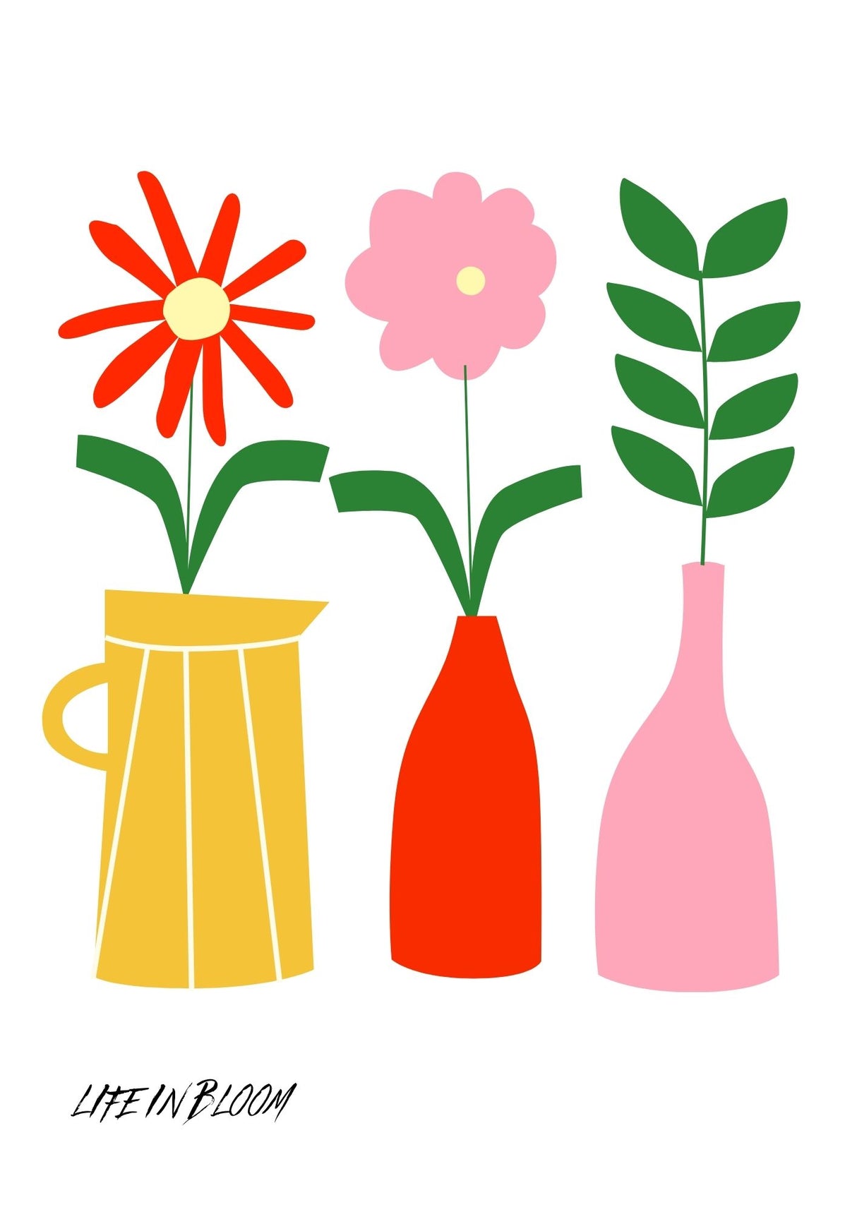 Life in bloom poster