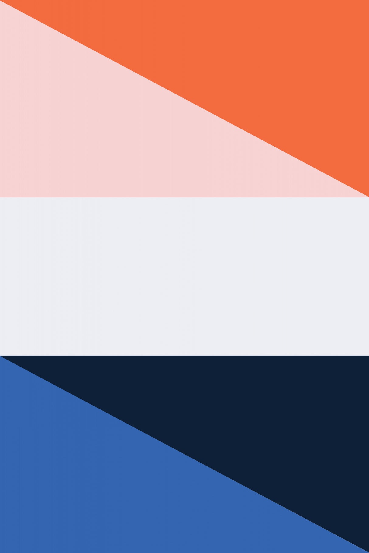 Four Triangles Poster och Canvastavla