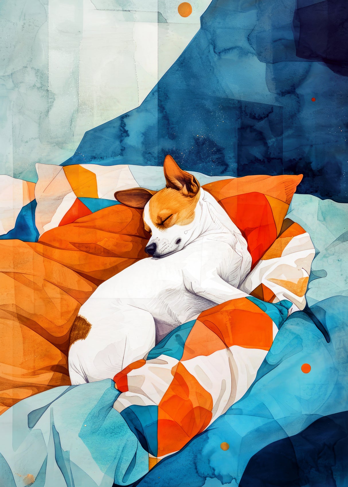 Dog's life 7 Poster och Canvastavla