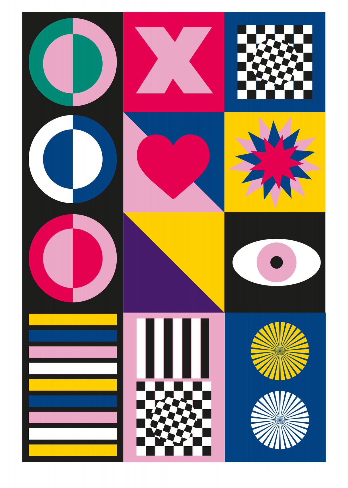 GEOMETRIC Poster och Canvastavla