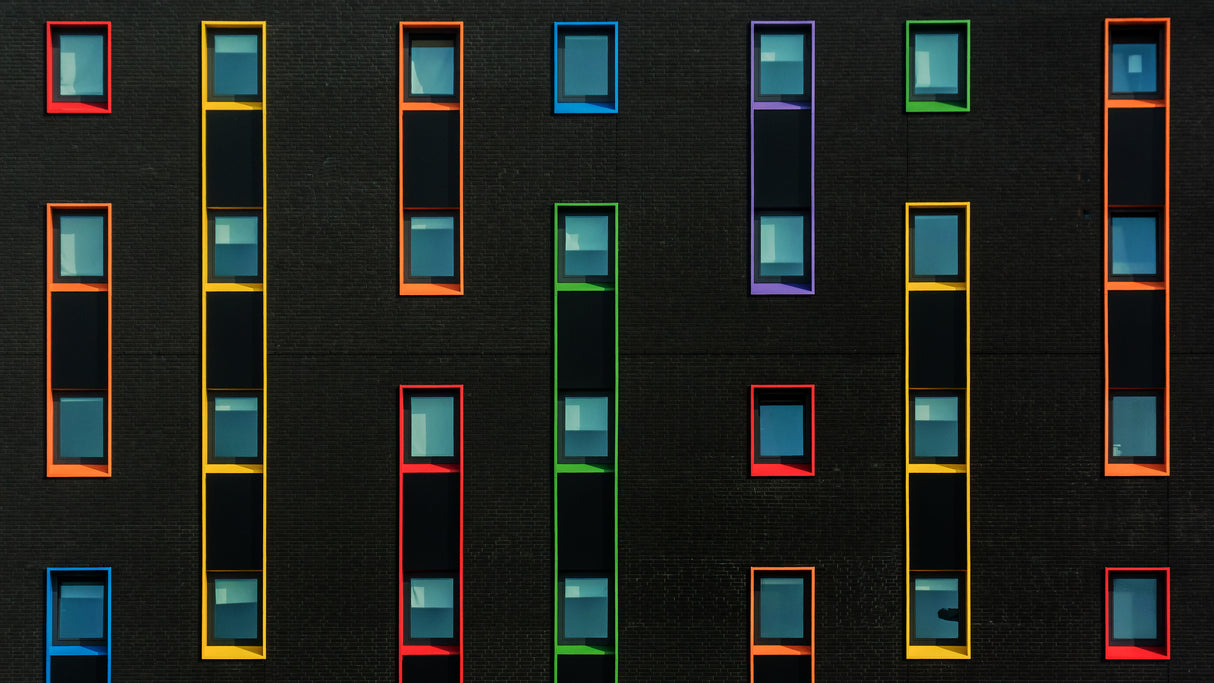 twenty eight windows Poster och Canvastavla