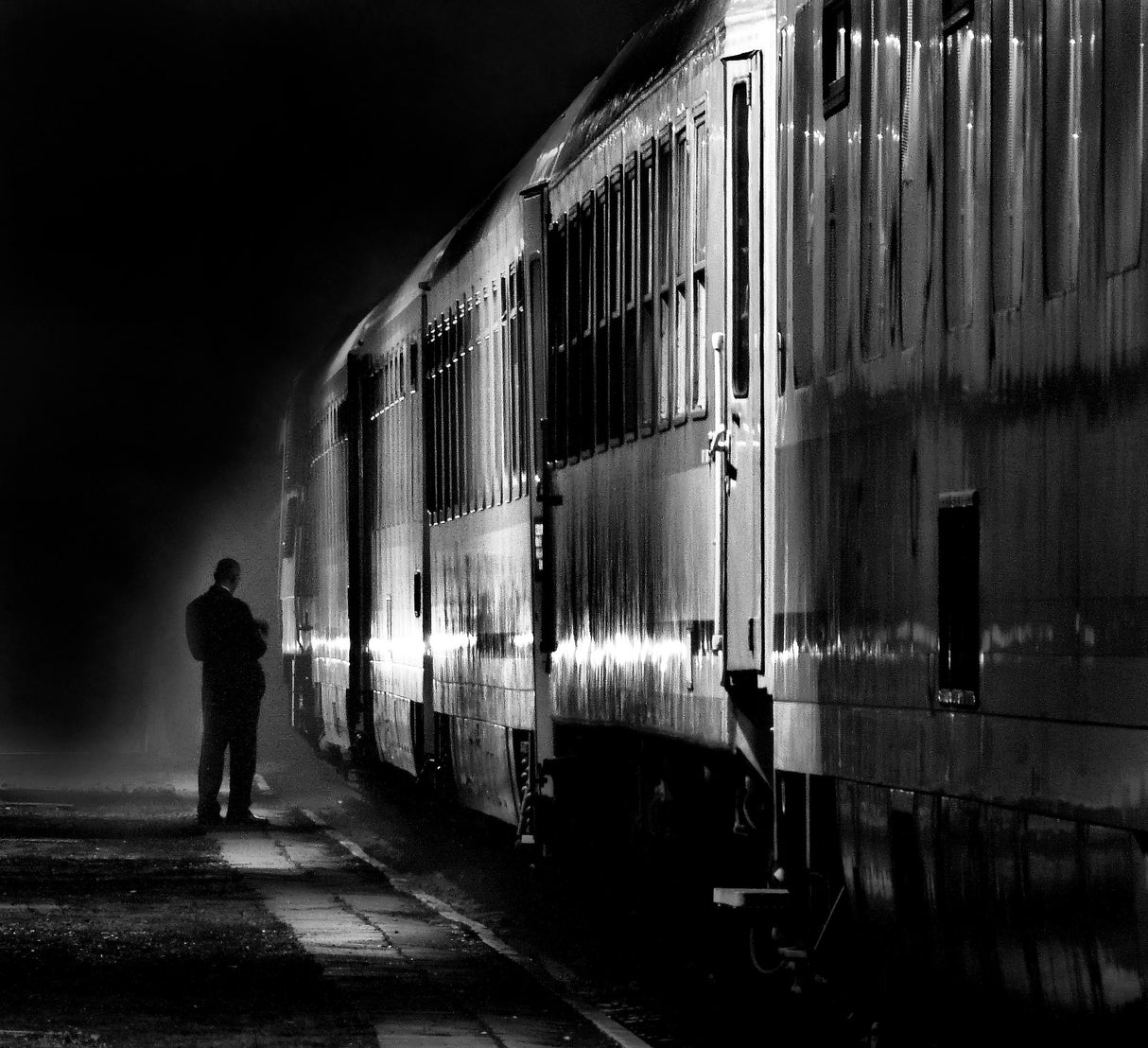 night train from ... Poster och Canvastavla