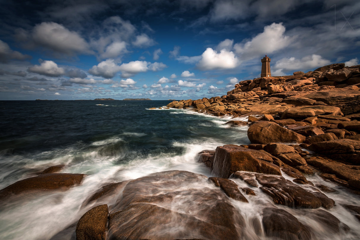 Le phare de Ploumanac'h Poster och Canvastavla