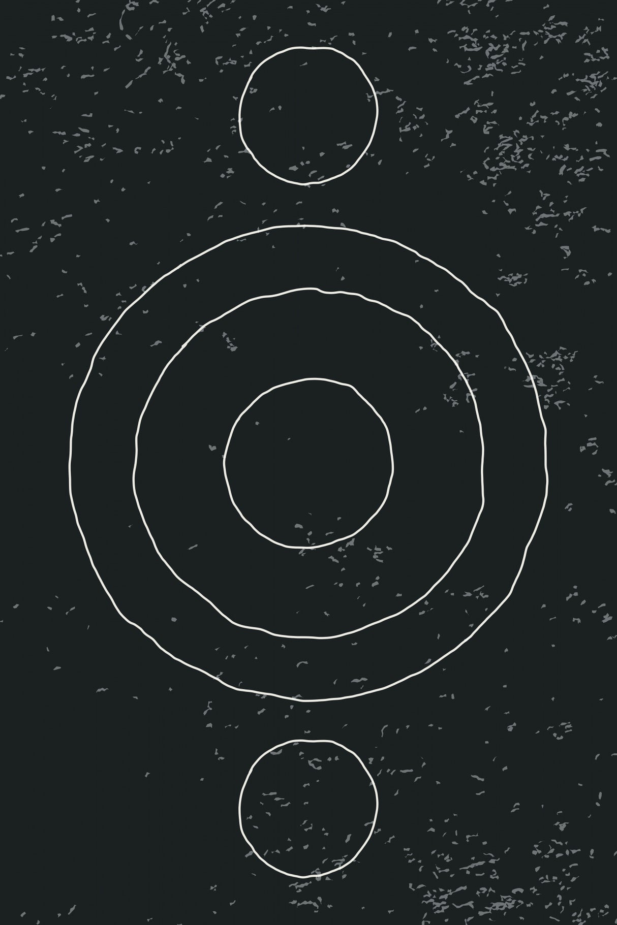 Black and White Minimal Set #2 Poster och Canvastavla