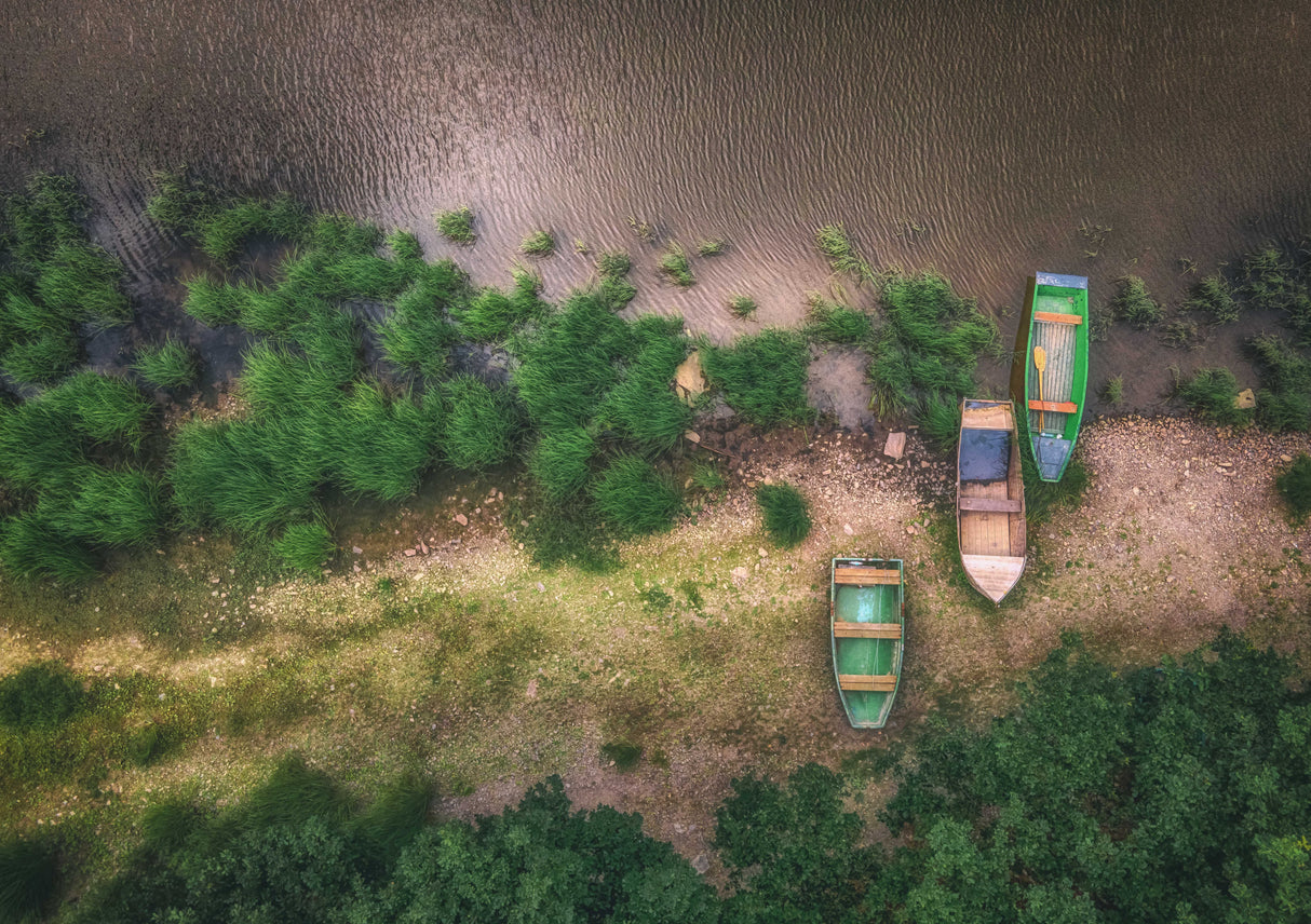 lonley boats Poster och Canvastavla