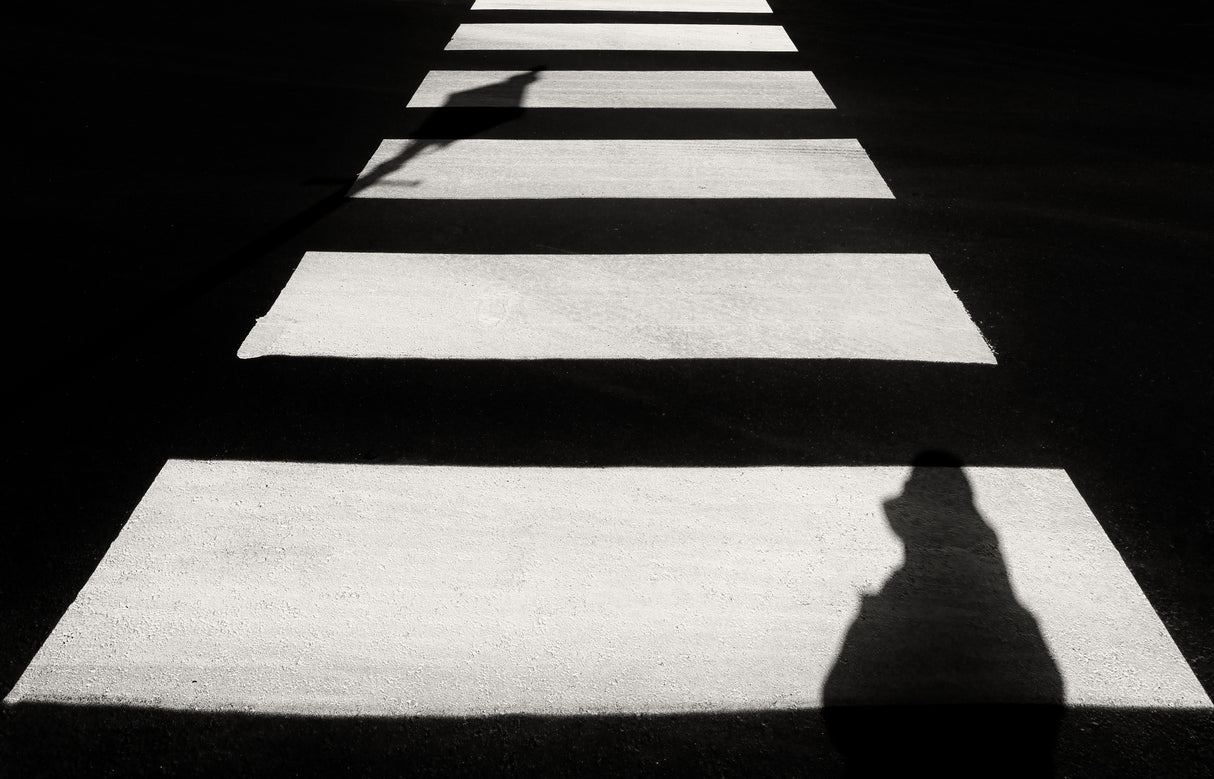 Shadow on the street Poster och Canvastavla