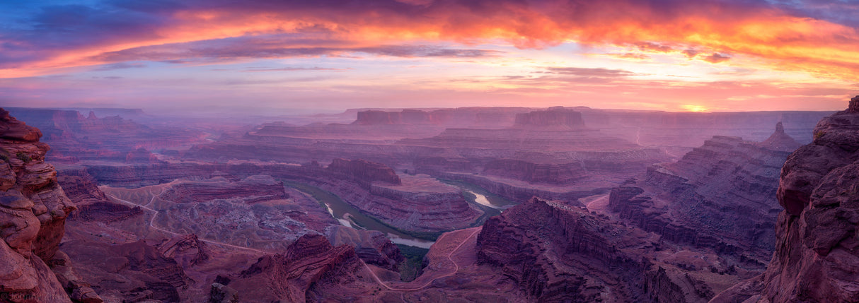 Canyon on Fire Poster och Canvastavla