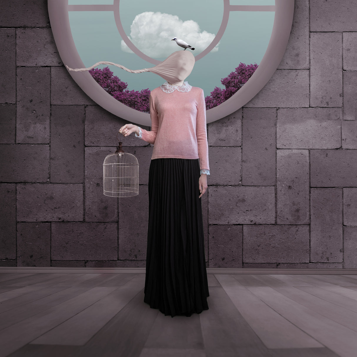 The Bird Flew And Lady Miss Her Already Poster och Canvastavla