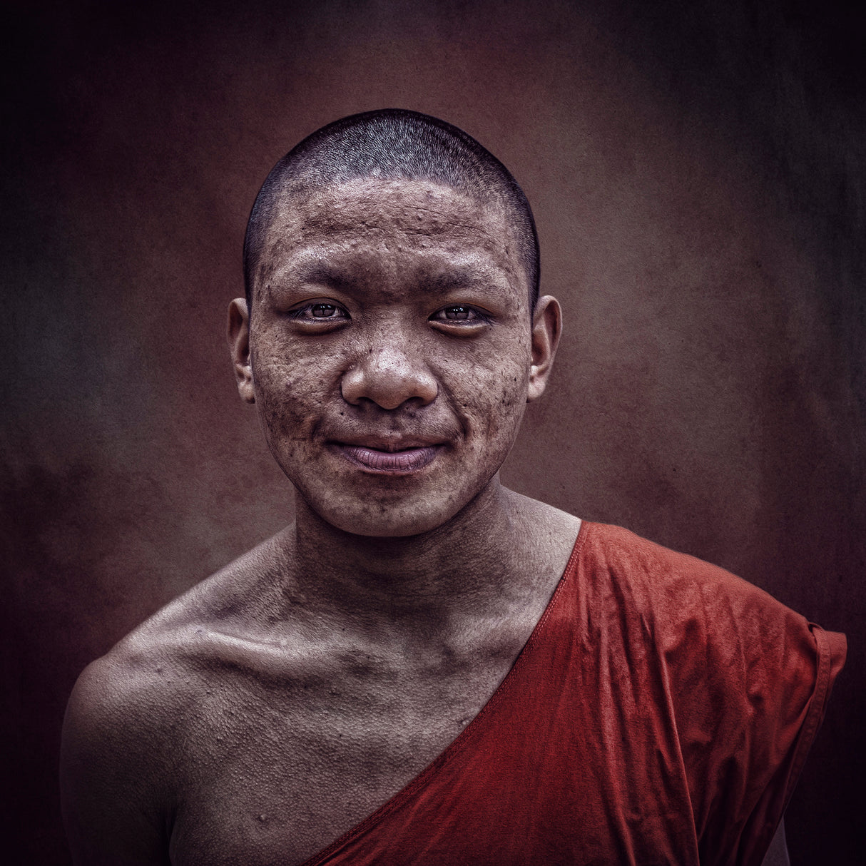 Laos Monk Poster och Canvastavla