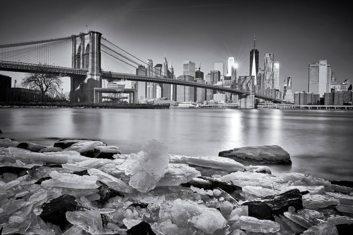 New York - Brooklyn Bridge Poster och Canvastavla