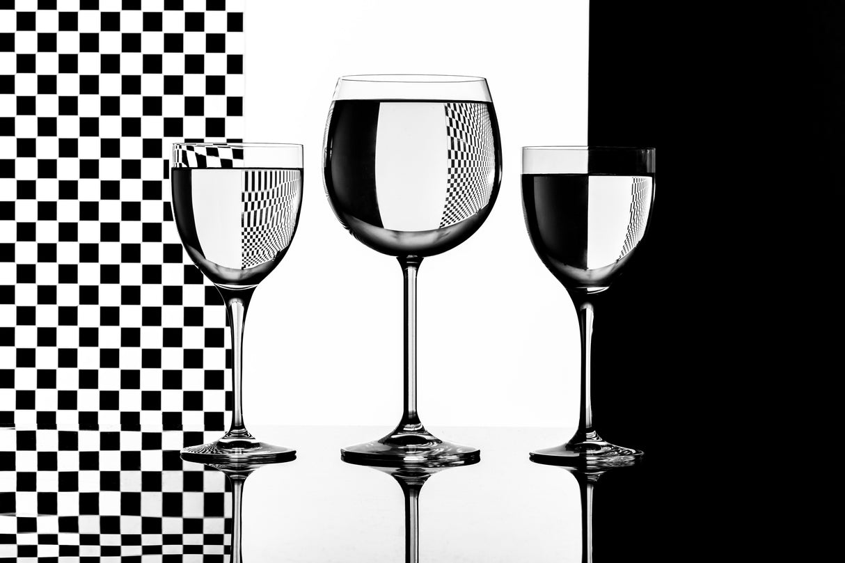 Black&White glasses Poster och Canvastavla