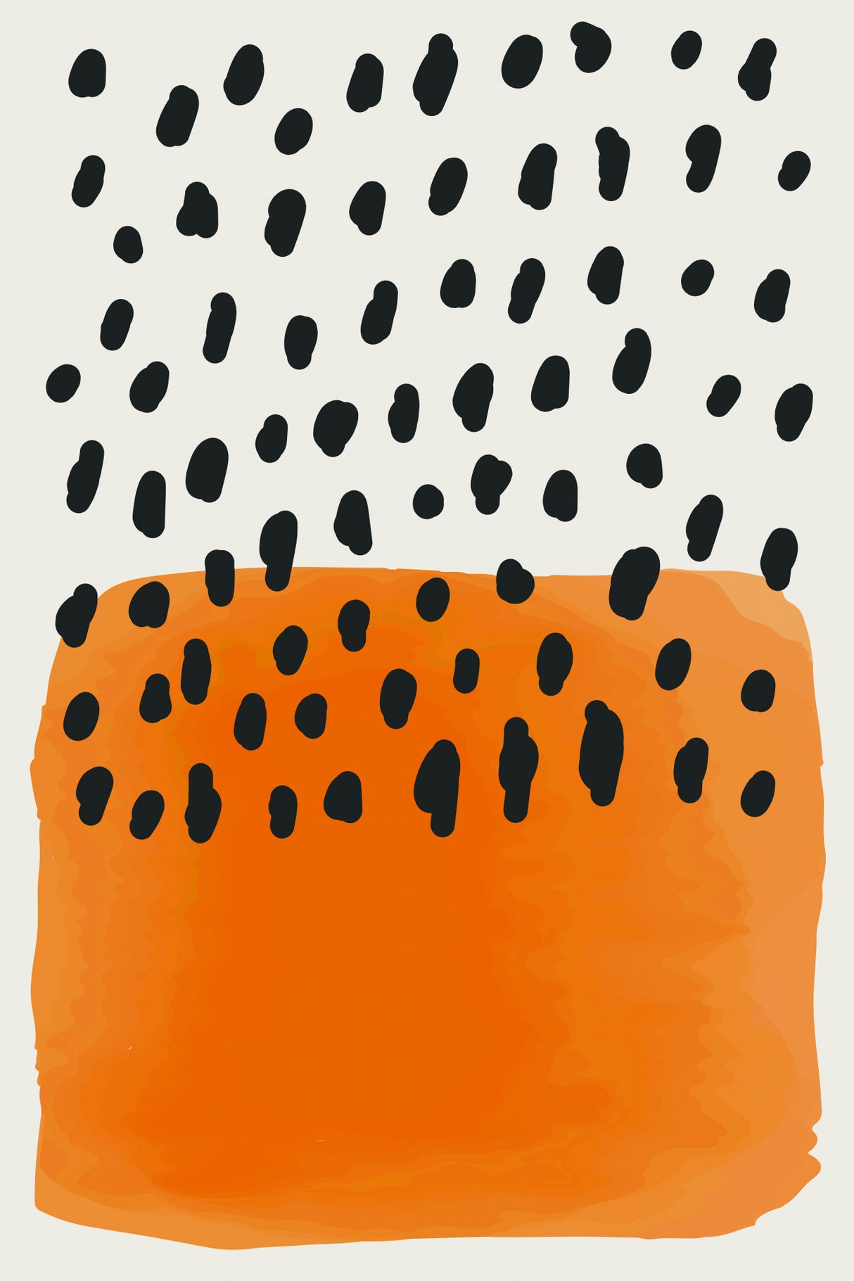 Minimal Watercolor Shapes #1 Poster och Canvastavla