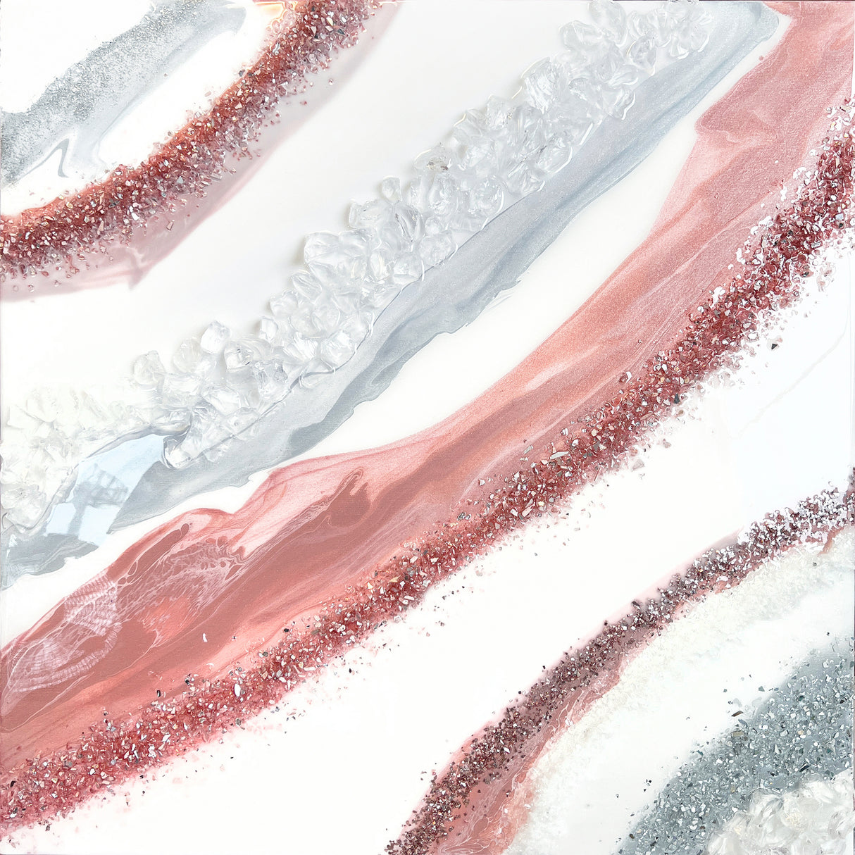 Pink Geode Poster och Canvastavla
