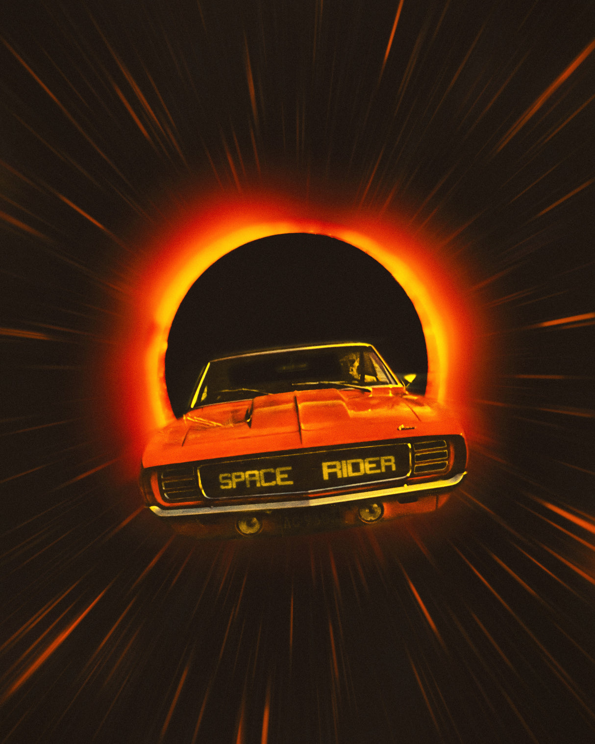 The Space Rider Poster och Canvastavla