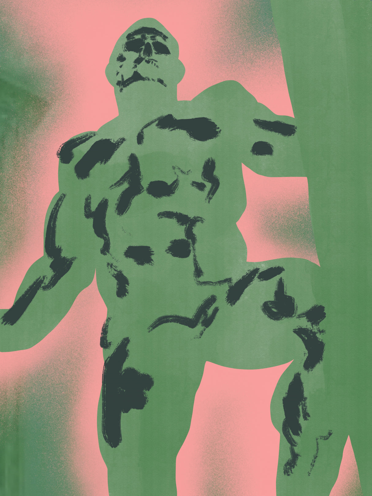 Green Titan Poster och Canvastavla