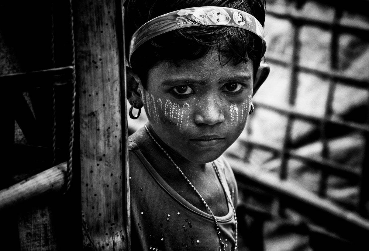 Rohingya girl - Bangladesh Poster och Canvastavla