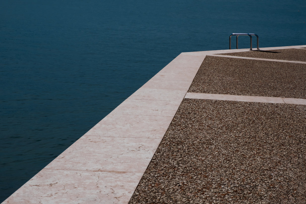 only one bathing ladder Poster och Canvastavla