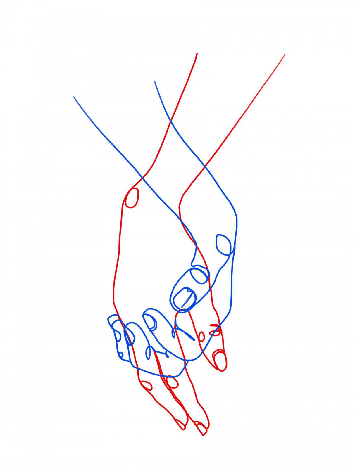 Two Hands Poster och Canvastavla