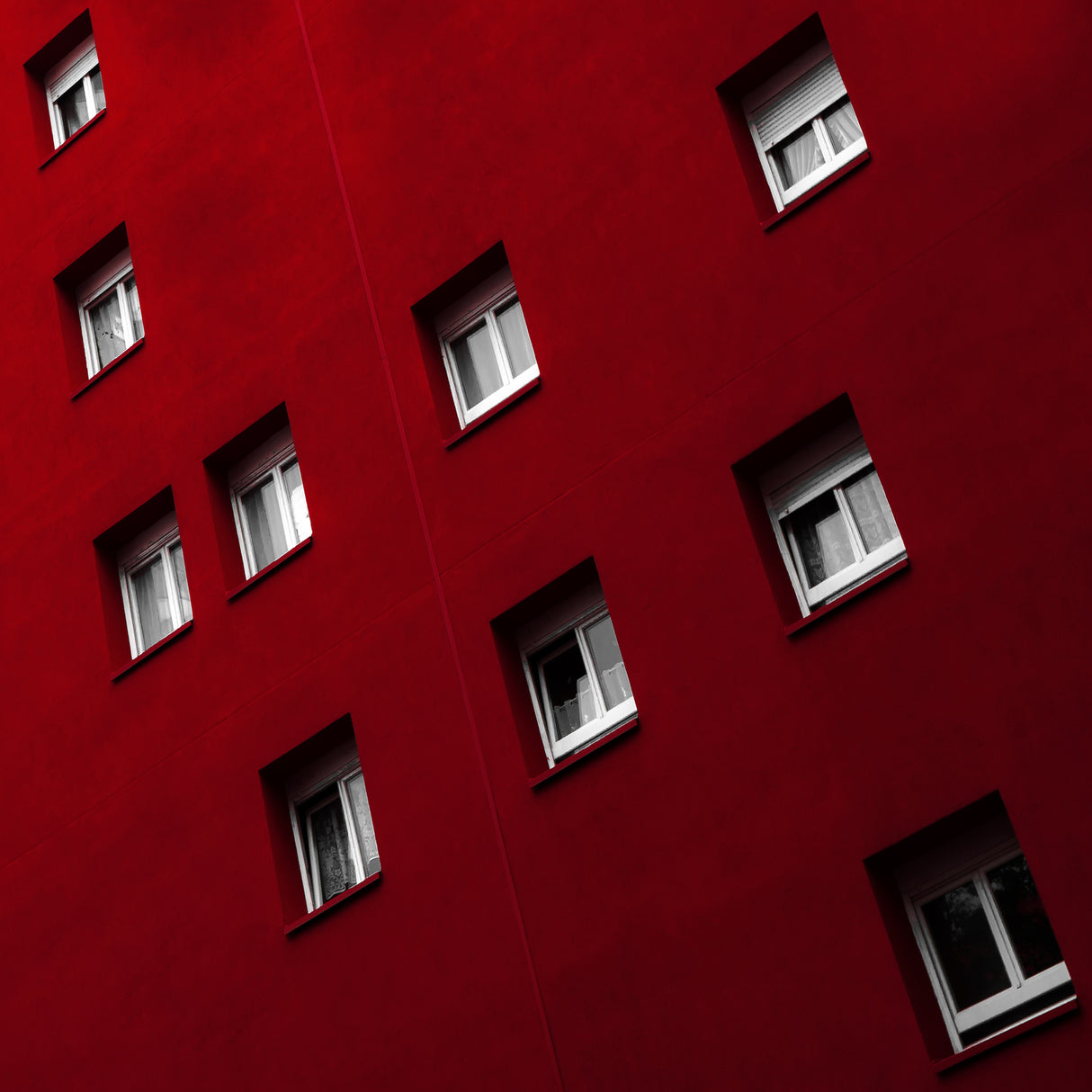 Red white combi Poster och Canvastavla