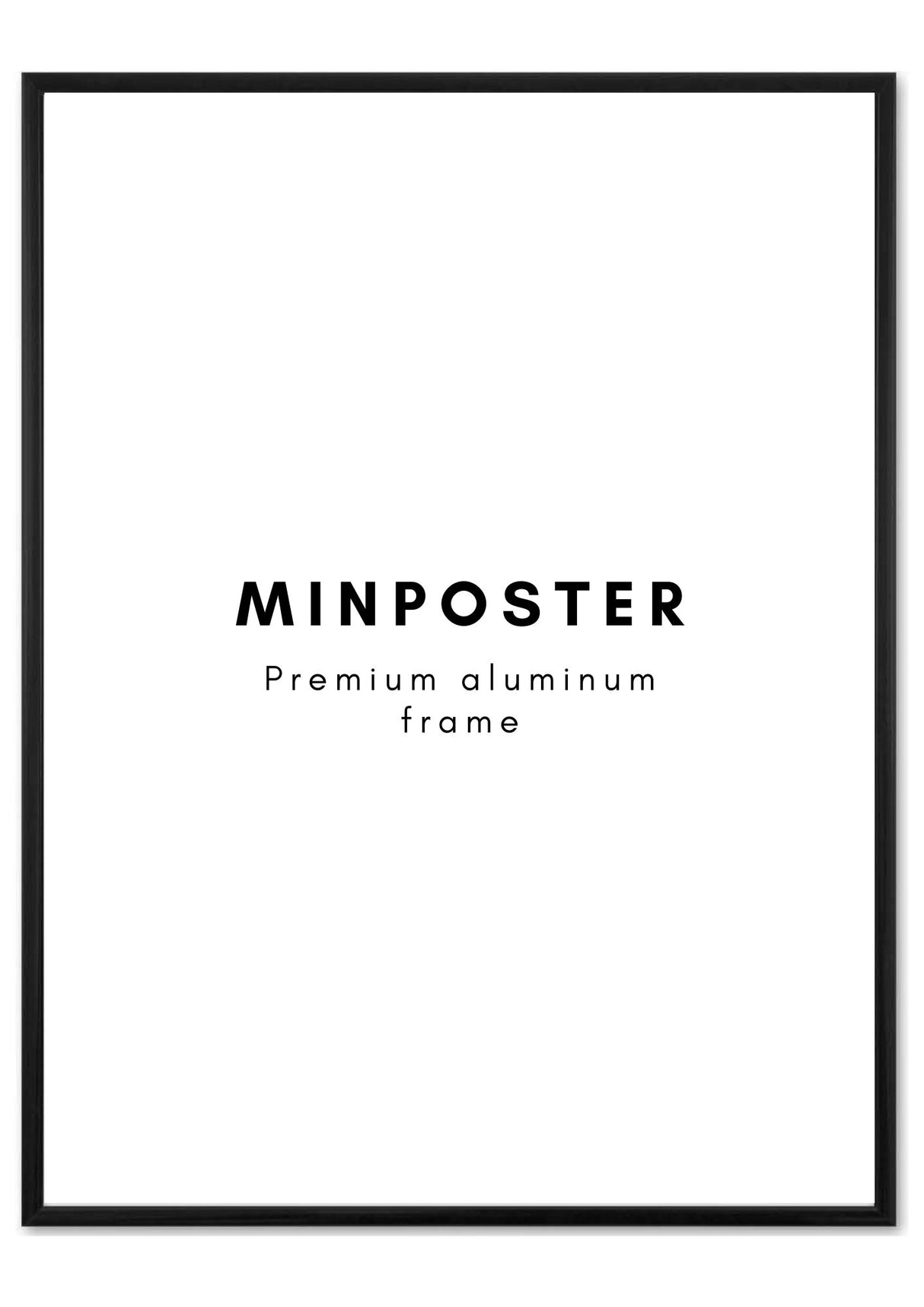 Metallram svart 70x100 Min Poster