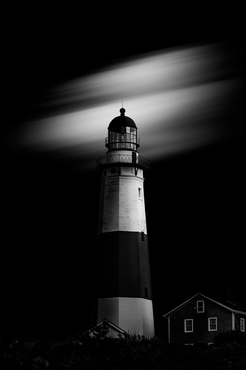 America in Noir - The Lighthouse Poster och Canvastavla