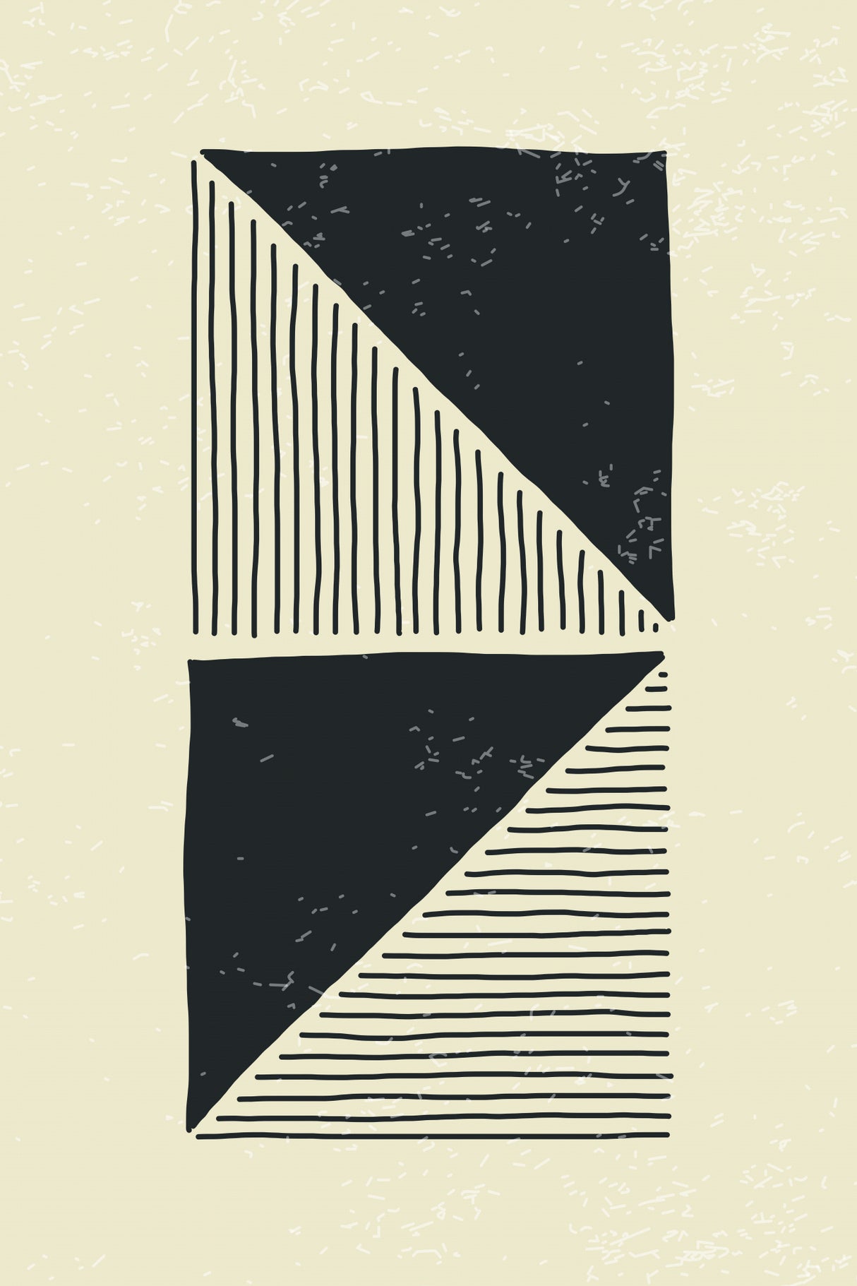 Abstract Black Set #2 Poster och Canvastavla