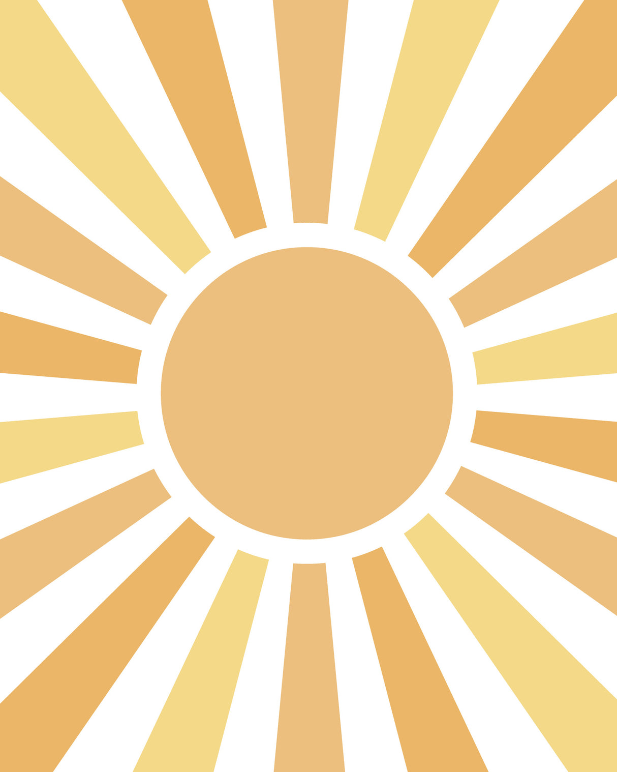 Sun Ray Poster och Canvastavla