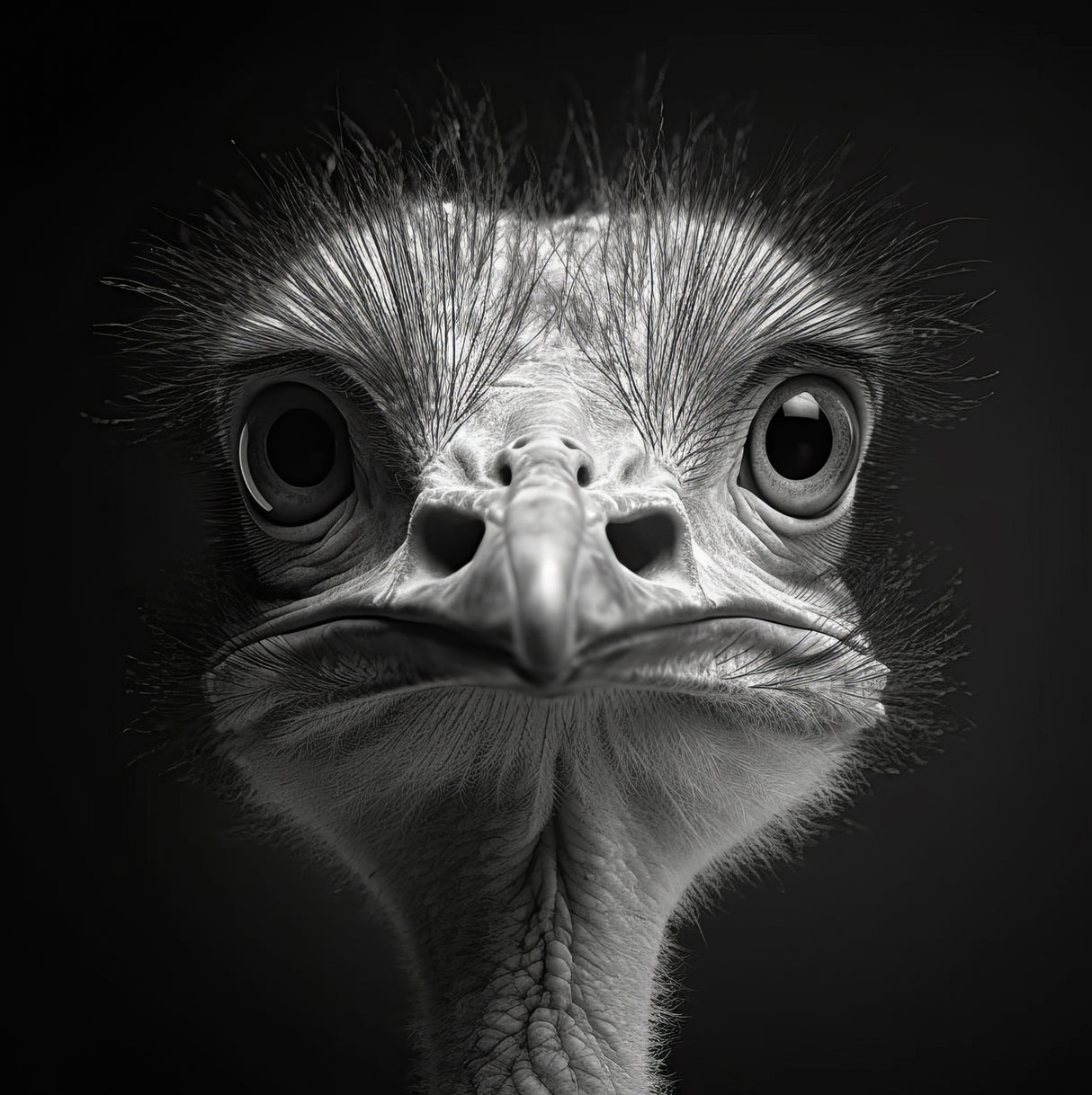 Ostrich 2 Poster och Canvastavla