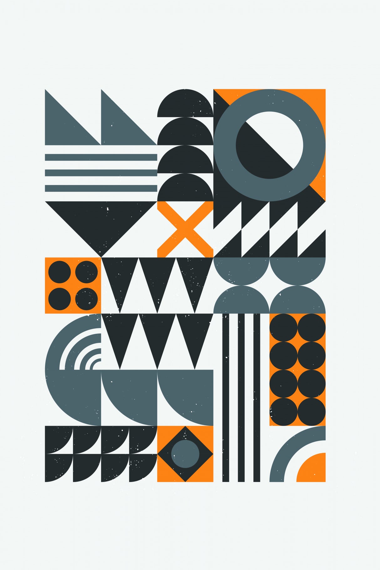 Vibrant Bauhaus Collection #1 Poster och Canvastavla