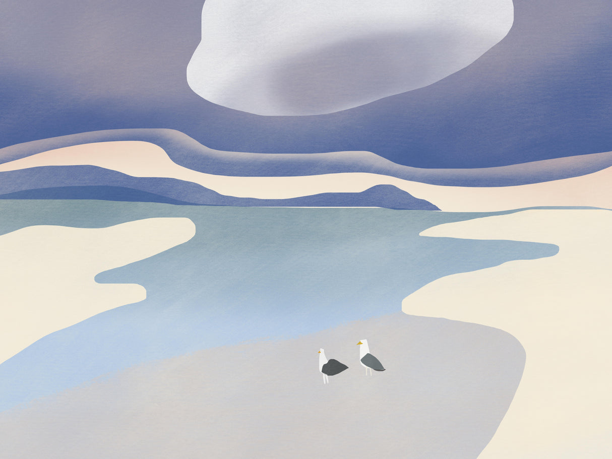 Cotton Cloud Lagoon Poster och Canvastavla