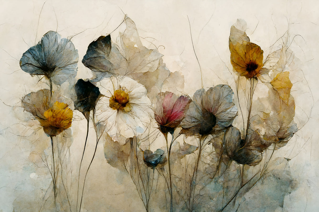 Dry Flower Bouquet Poster och Canvastavla