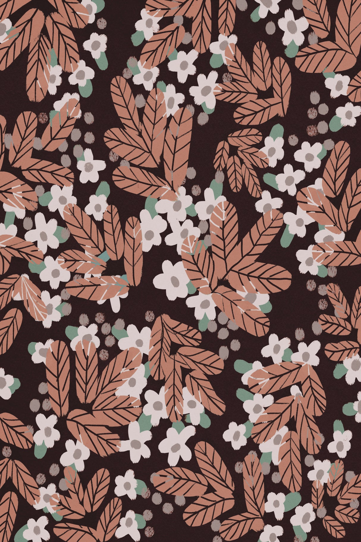 Autumn Blossoms Poster och Canvastavla